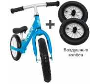 Cruzee UltraLite Balance Bike (Blue) + Air Wheels