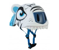 Шлем защитный White Tiger  by Crazy Safety New (белый тигр)