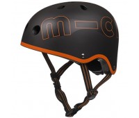 Шлем защитный Micro (Черно-оранжевый) 