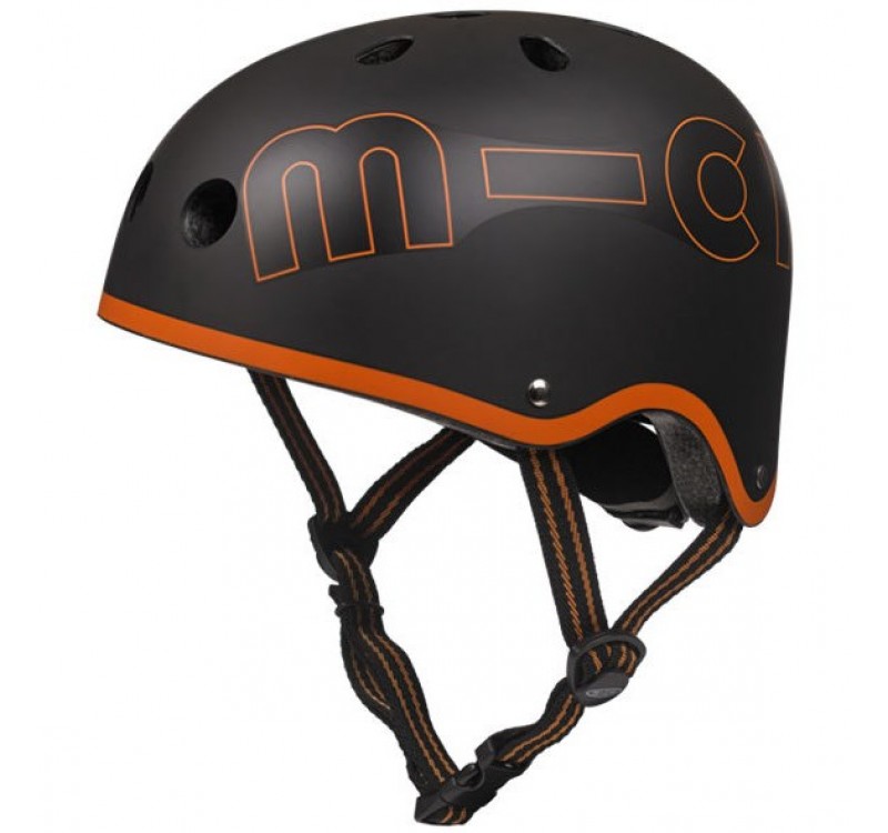 Шлем защитный Micro (Черно-оранжевый) 
