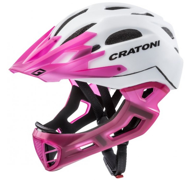 Шлем FullFace - Cratoni - C-Maniac (White-LucentPink matt)
