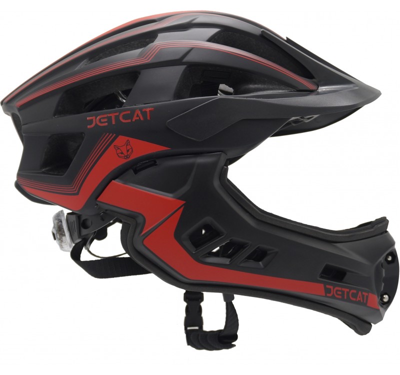 Шлем FullFace - Race (Black/Red) -  JetCat